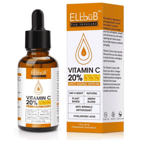 ELBBUB Sérum Vitamine C 20% Acide Hyaluronique 30ml