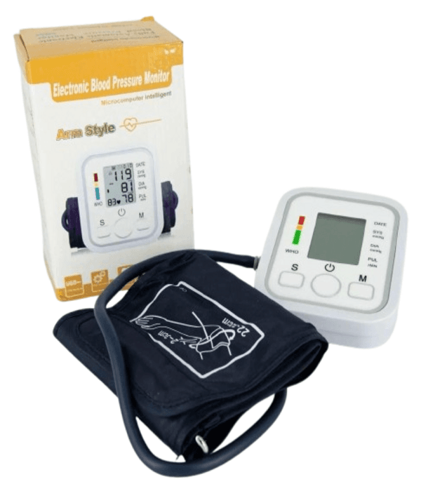 Tensiomètre à Ecran LCD Automatique Bras, Moniteur de tension artérielle ARM STYLE
