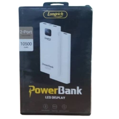 Power Bank Longrich 10500 mAh avec double sortie