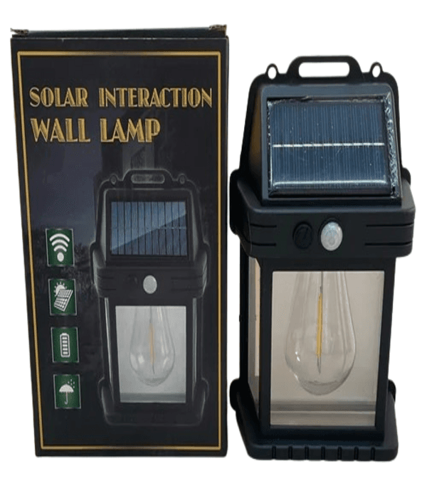 Lampe Murale avec Panneau Solaire Détecteur de Mouvement BK-888 600 Lumens Garantie 1 Mois