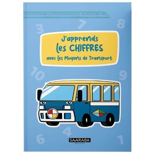 J'apprends les chiffres avec les moyens de transport